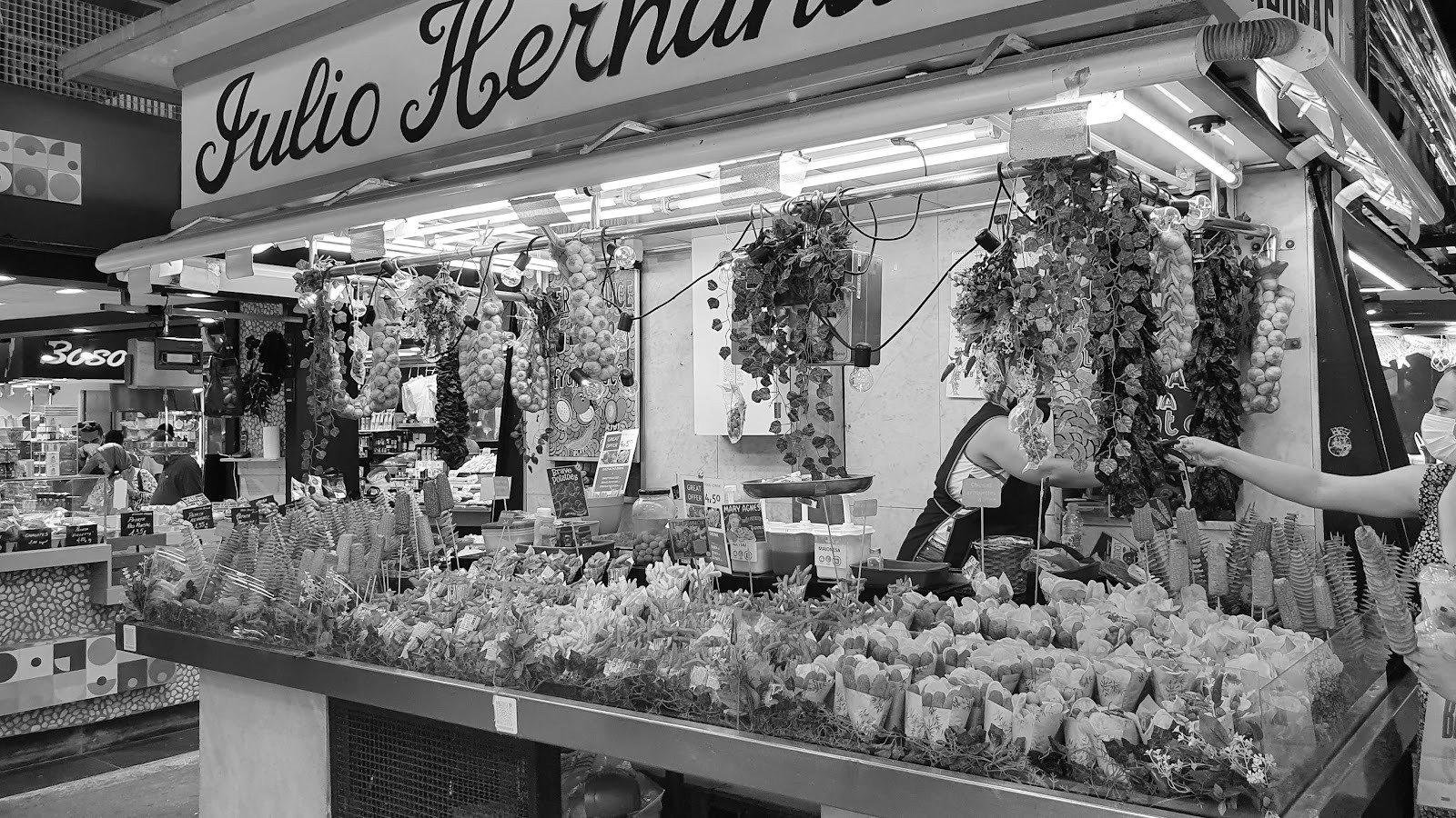 La Boqueria en julio — Barcelona
