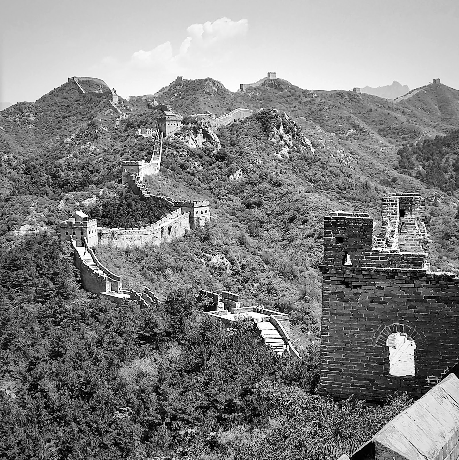 Gran Muralla de Jinshanling — sin turistas — Beijing
