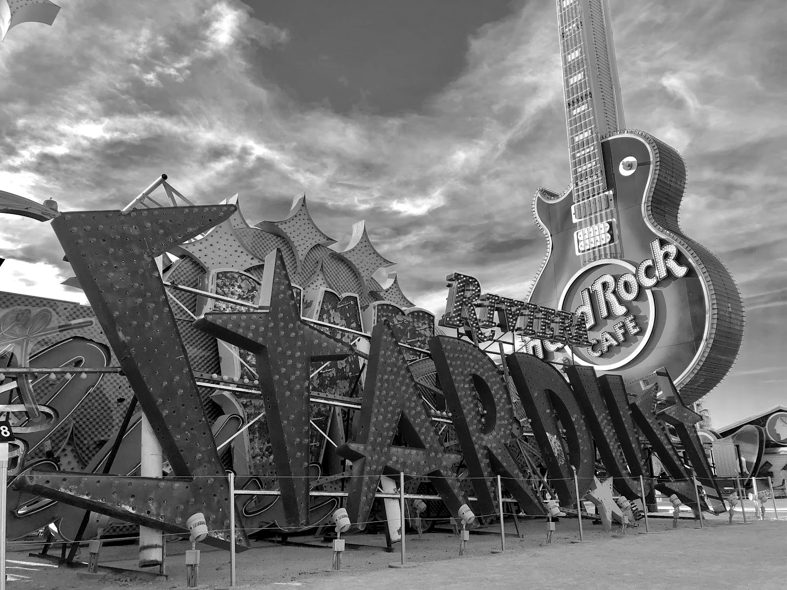 Neon Museum — de noche — Las Vegas