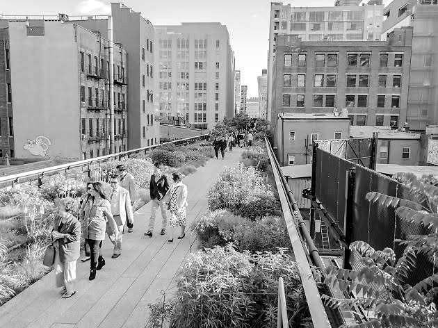High Line un sábado de julio — Nueva York