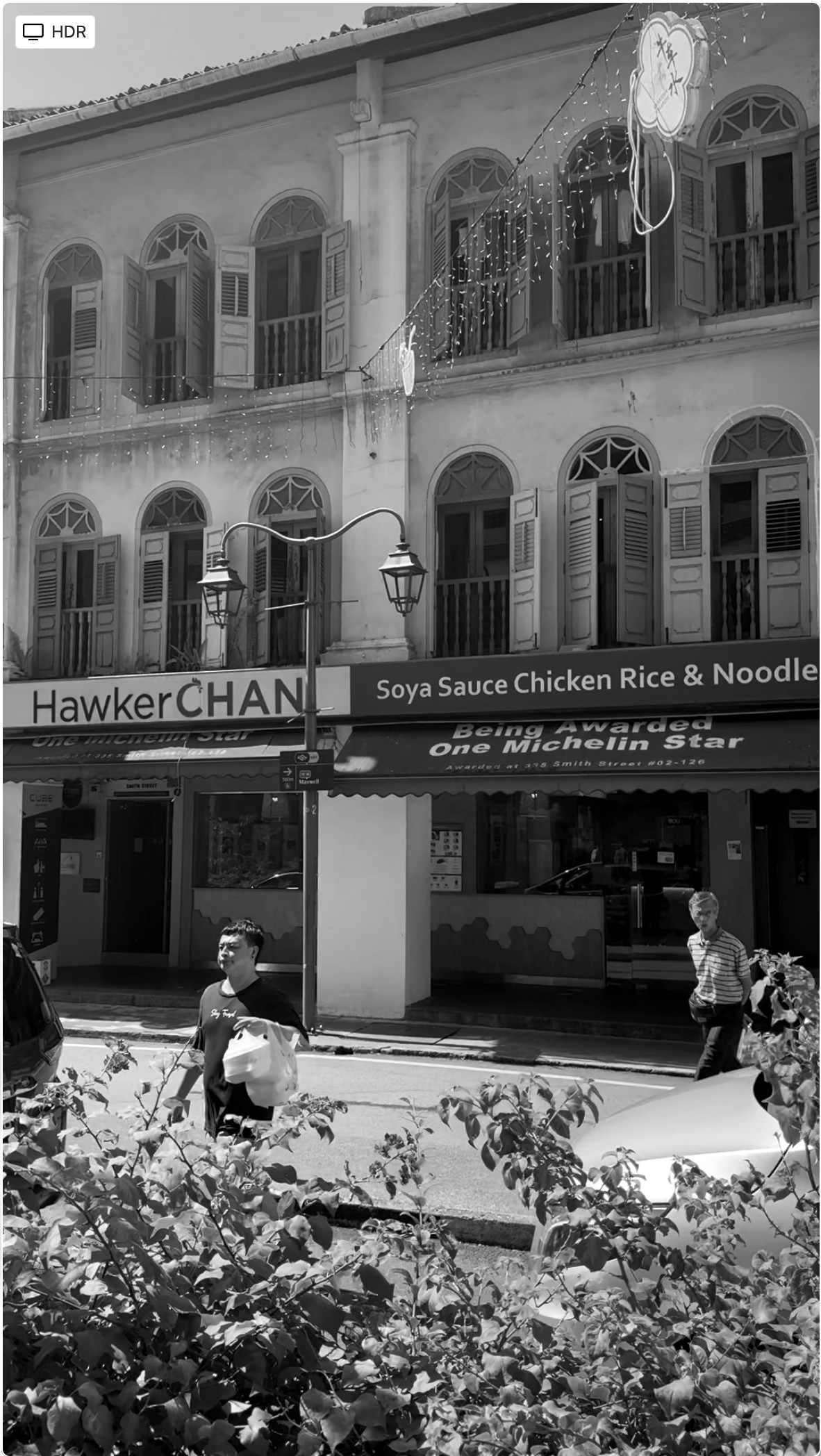 Liao Fan Hawker Chan — estrella Michelin, seis dólares — Singapur