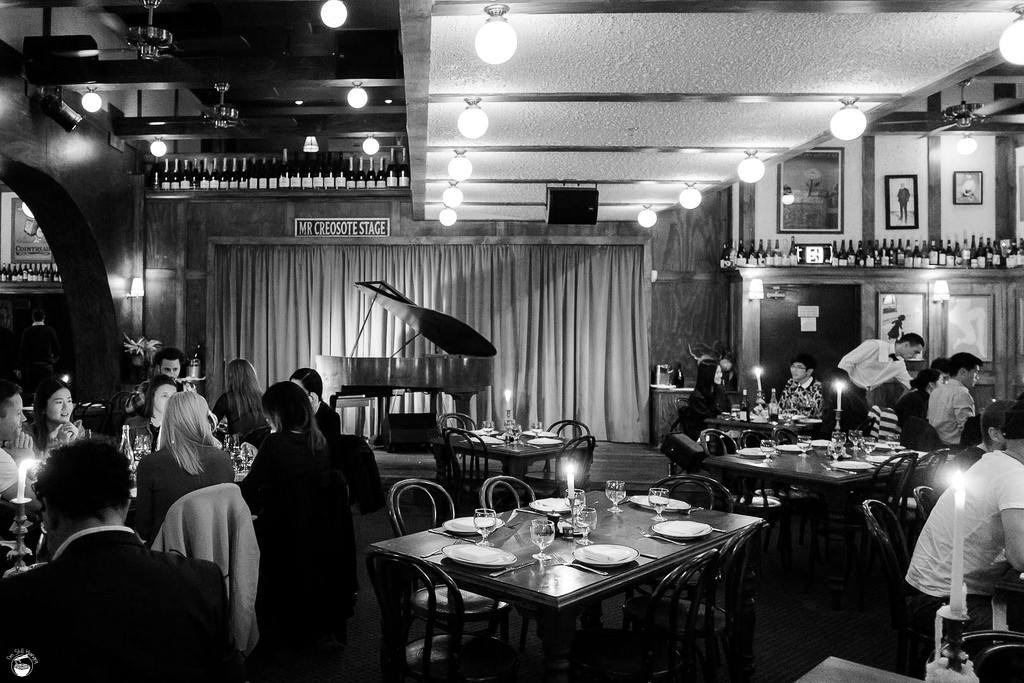 Restaurant Hubert — bistrot francés en el sótano del CBD — Sydney